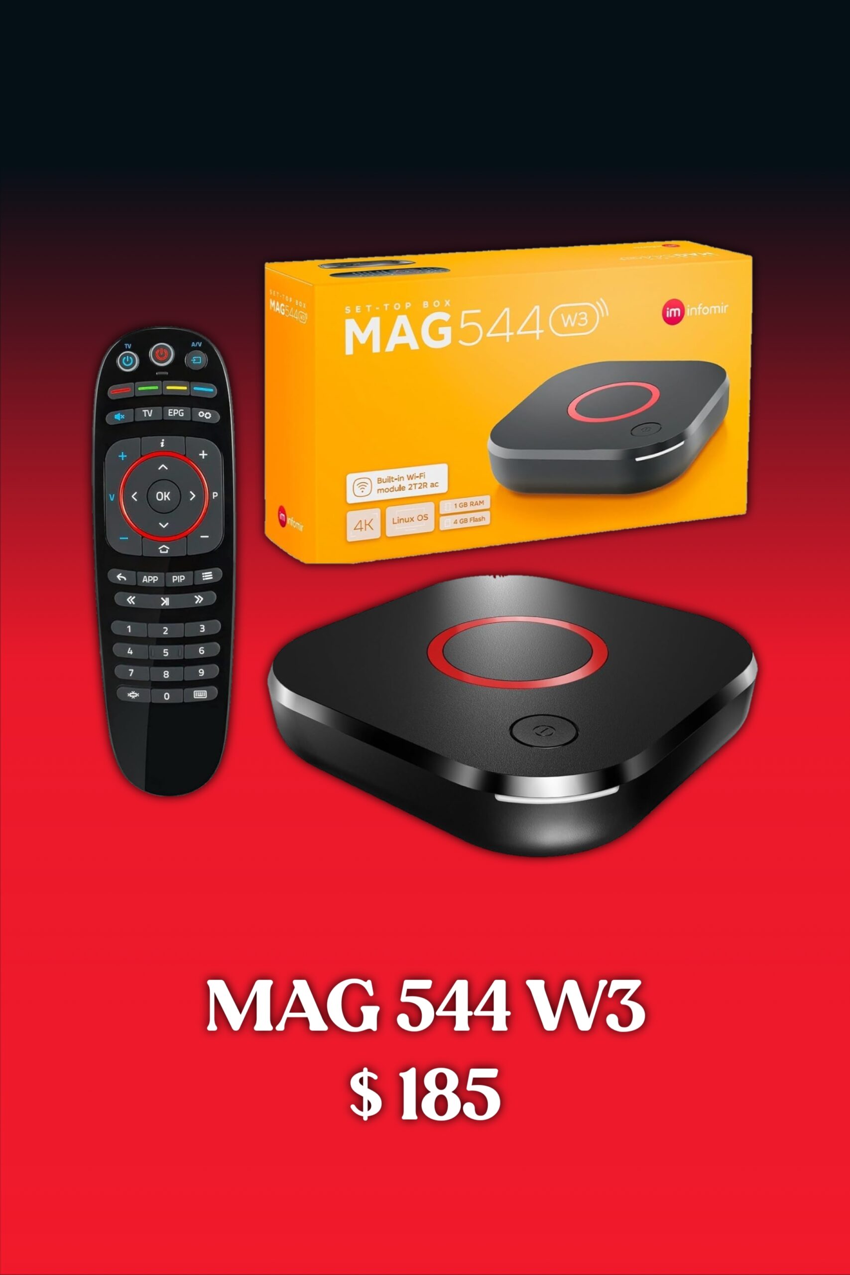 MAG 524W3 IPTV Box – Romania IPTV 2026 HD & 4K Streaming